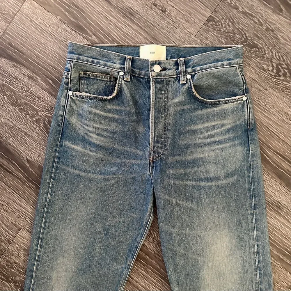 CQY straight let jeans